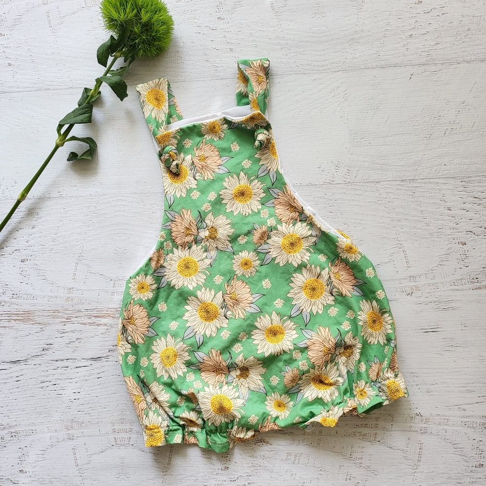 Milah + Kam Sunflower Overalls 2T